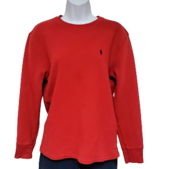 Polo Ralph Lauren Tops - Polo Unisex Red Thermal Top sz S
